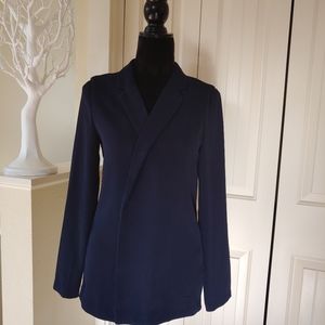 Philosophy Navy Blue Button-less Blazer